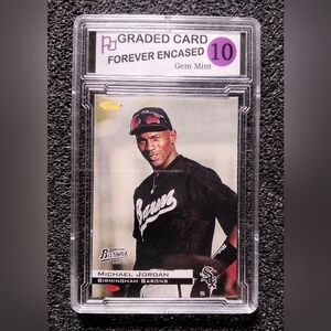 Michael Jordan Chicacago Baseball Rookie Card Graded 10 Gem Mint